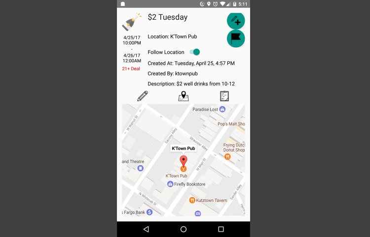 Google Maps Locations
